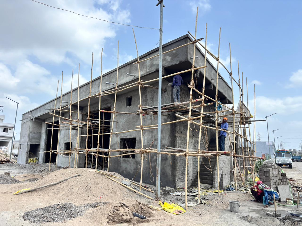 Ankleshwar ANK-1 construction progress - facade