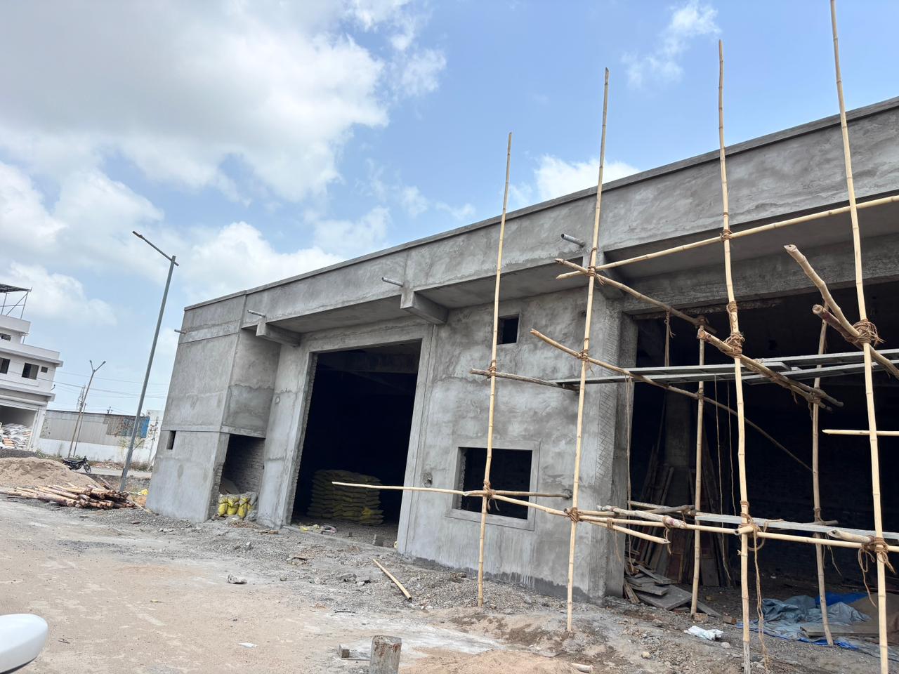 Ankleshwar ANK-1 construction progress - full site view